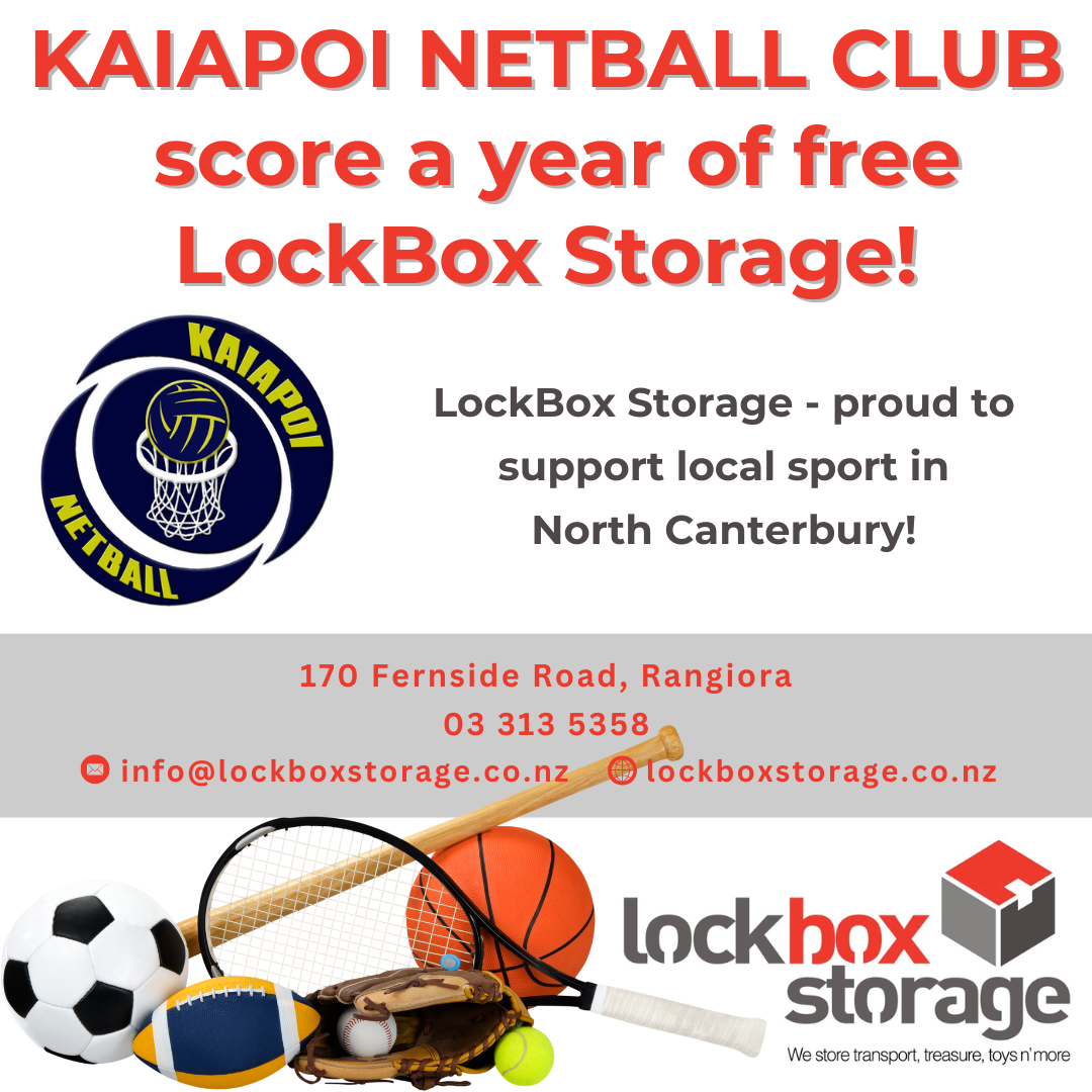CONGRATULATIONS Kaiapoi Netball Club